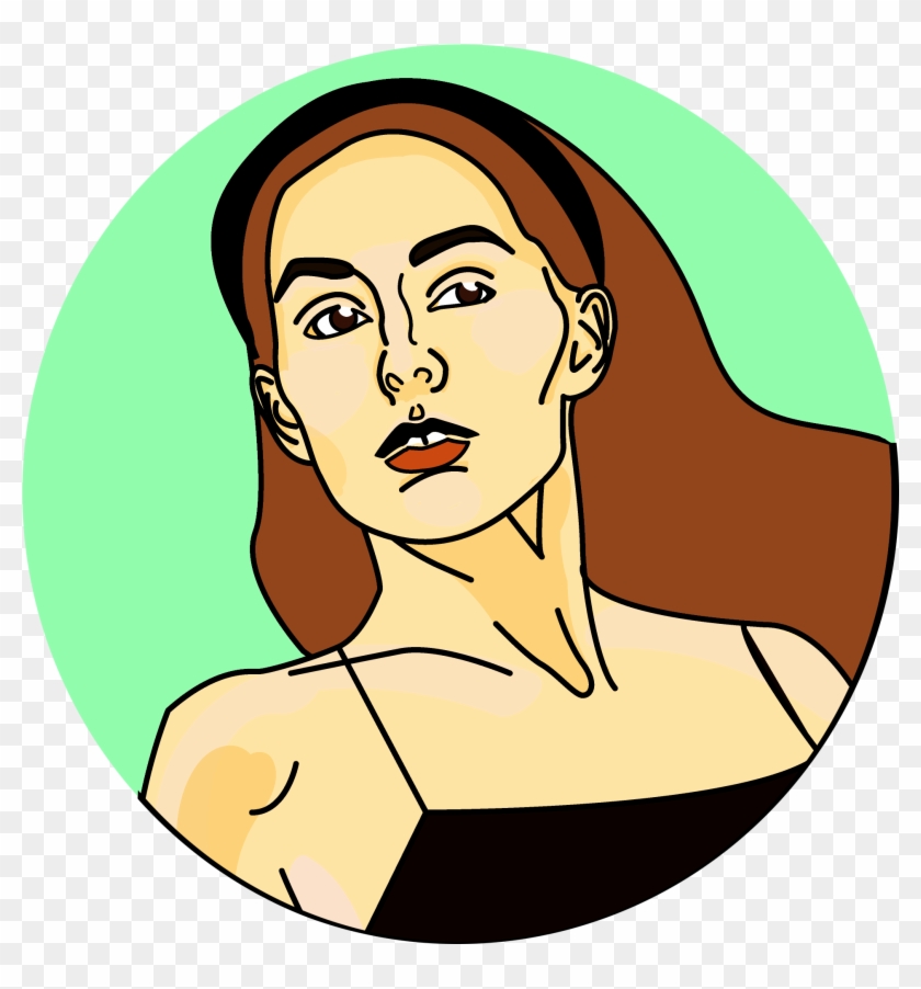 Feminist Fatal Illustration, Line Art, Graphic Portrait, - Illustration #858639