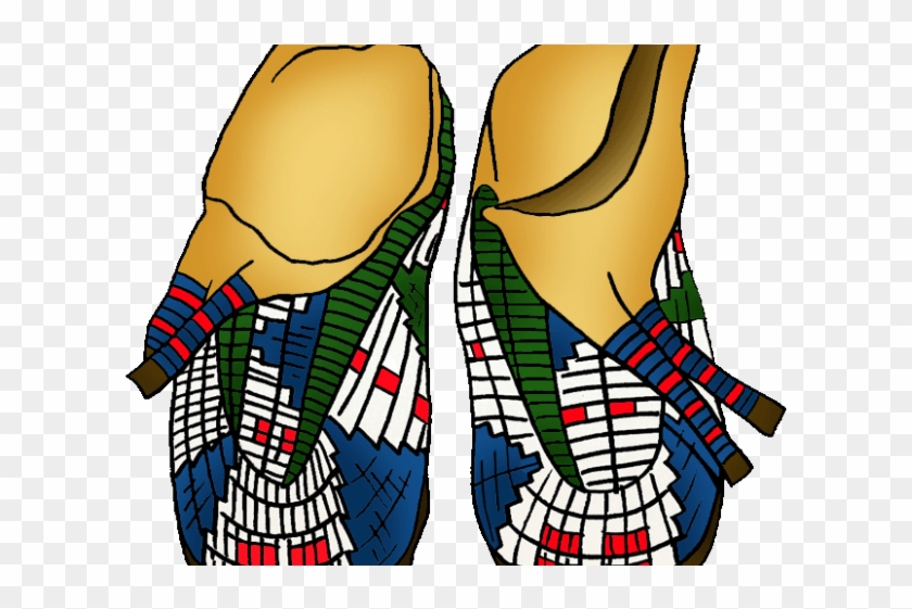 Native American Clipart Moccasin - Moccasins Clip Art #858682