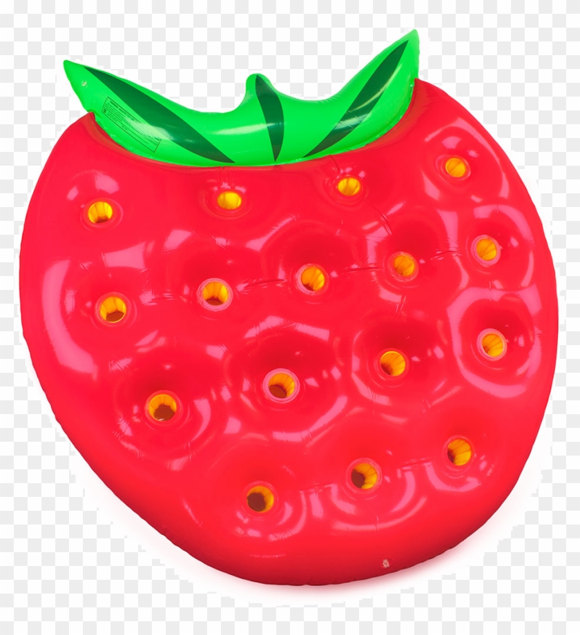 5′ Strawberry Pool Float - Beach Gear 5' Strawberry Pool Float With Patch Kit #858748