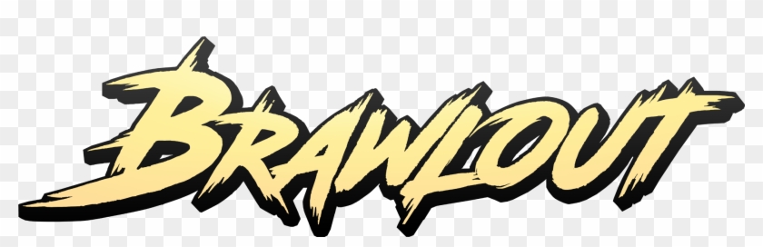 Logo Brawlout Yellow Large - Illustration #859254