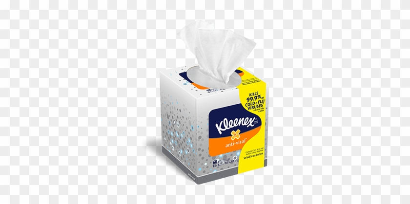 Upright Tissue Box - Kleenex Anti Viral Tissues #859503
