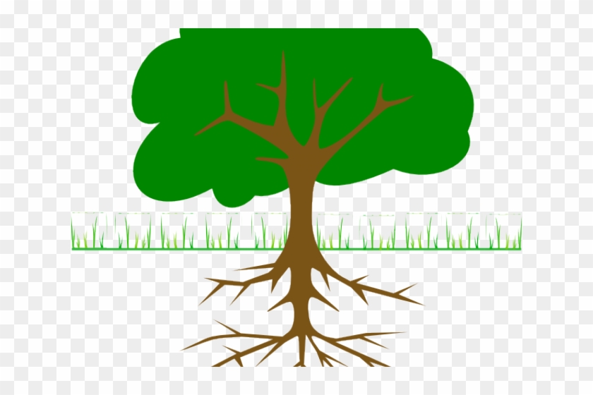 Cartoon Tree Roots - Tree Clip Art #859580