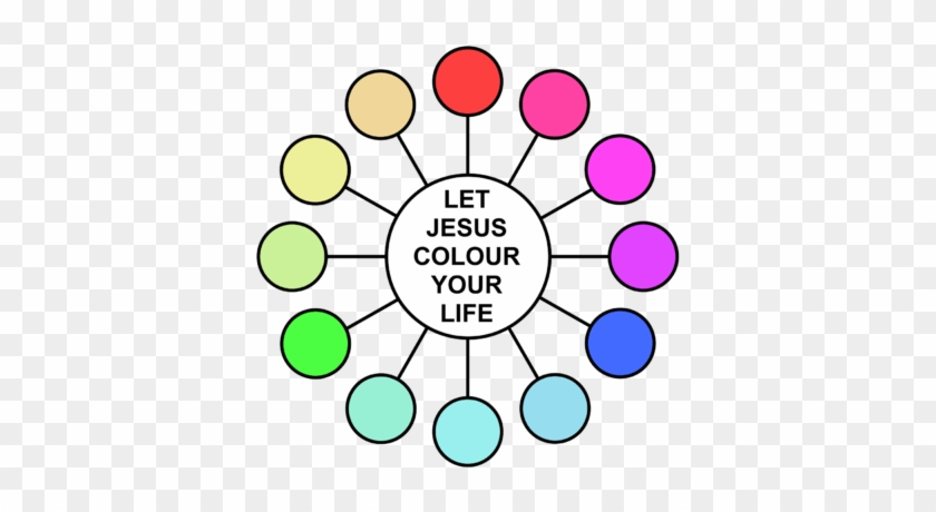 Color Wheel Clipart Transparent - Clock #859725