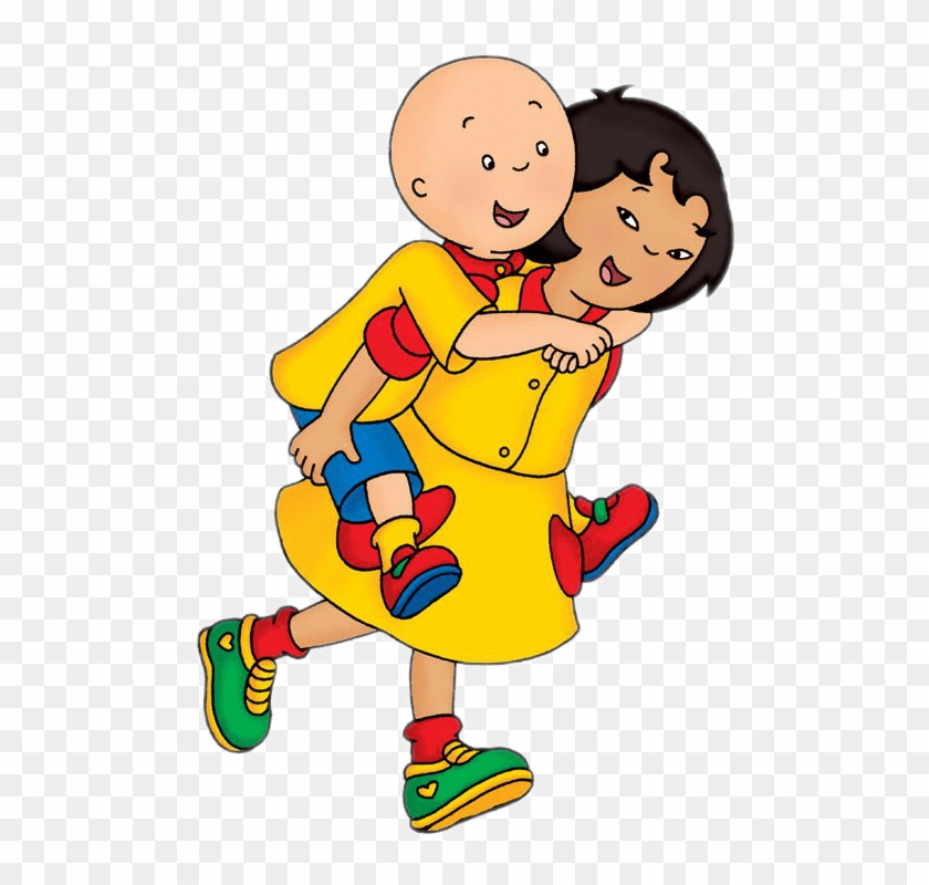 Caillou On Sarah's Back - Caillou And Sarah #860041