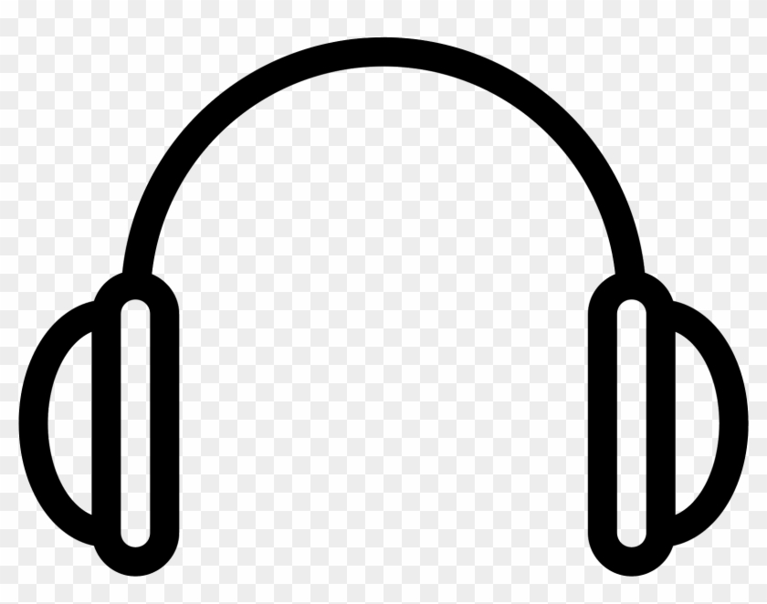 This Particular Icon Is Made Up Of Half Circles - Headphones Png #860183