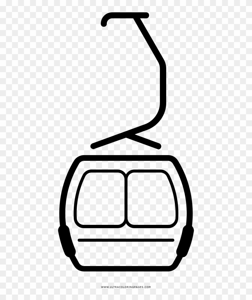 Gondola Lift Coloring Page - Drawing #860825