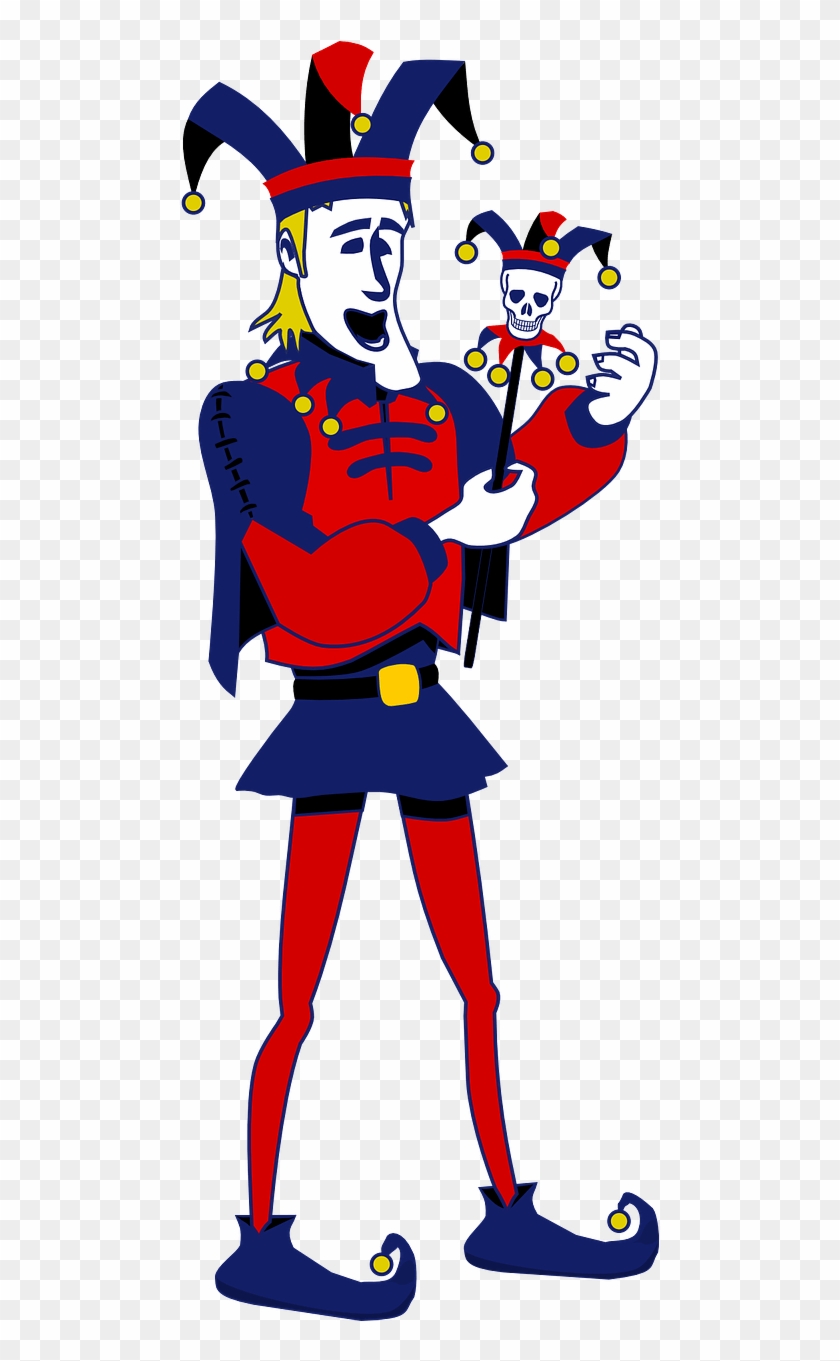 Free To Use & Public Domain Men In Uniform Clip Art - Jester Singing #860964