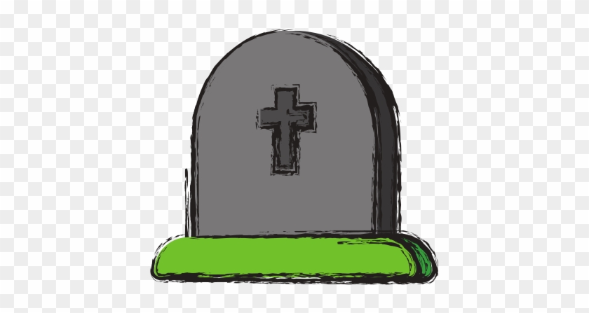 Cementery Stone Icon - Cross #860983