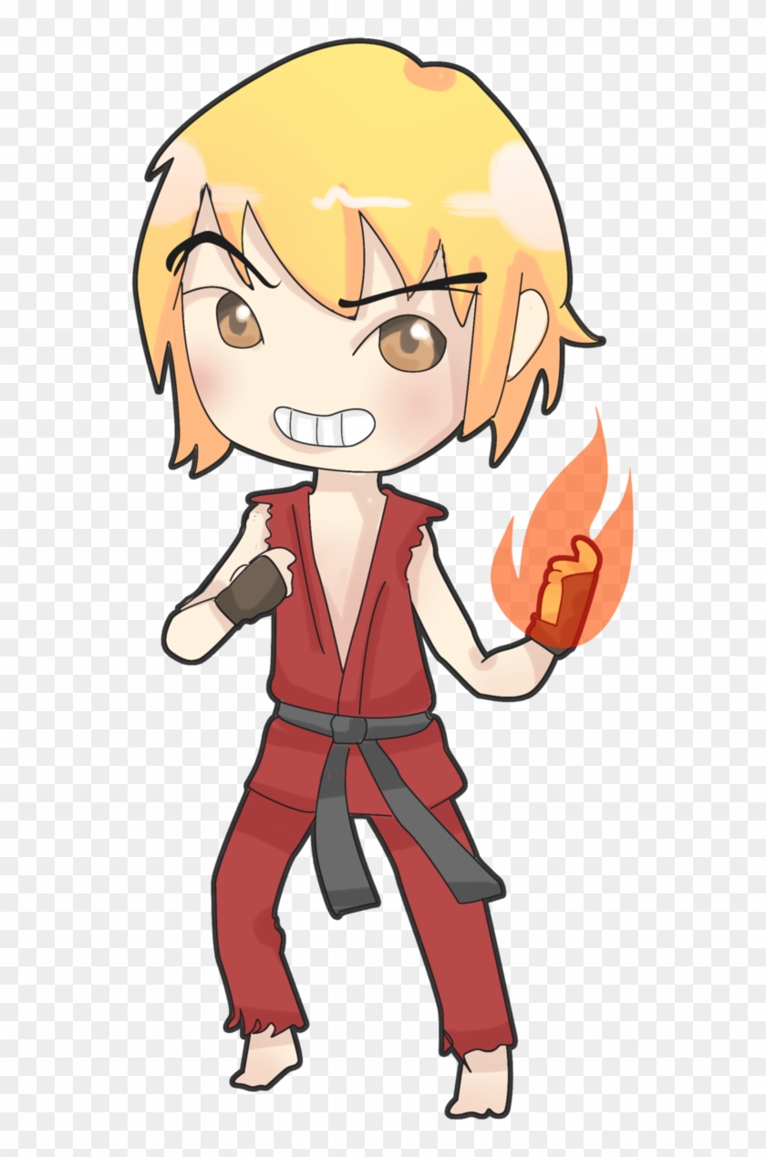 Ken Masters Chibi By Mredraccoon - Cartoon #861026