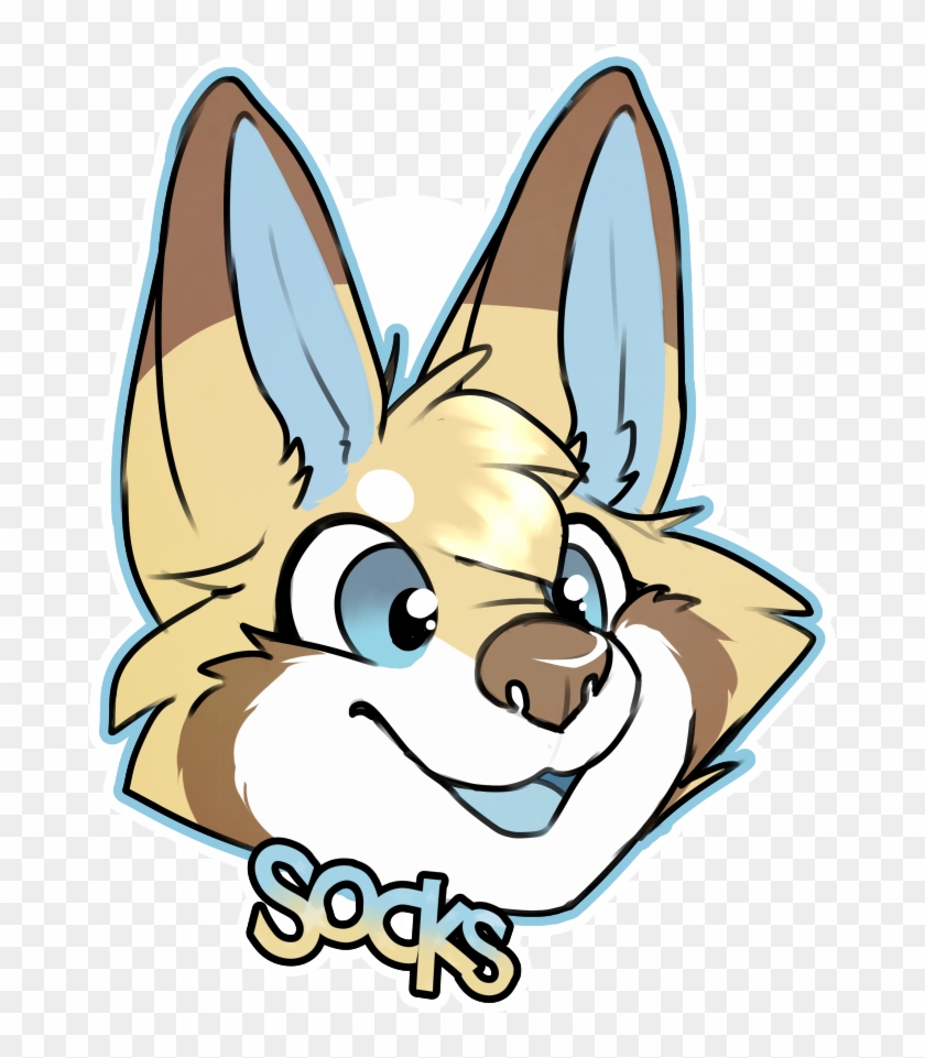 Socks Badge - - Cartoon #861241