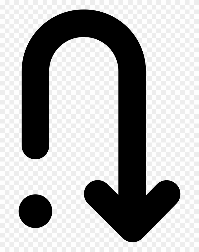 Returning Down Curved Arrow From One Point Comments - Arrow #861282