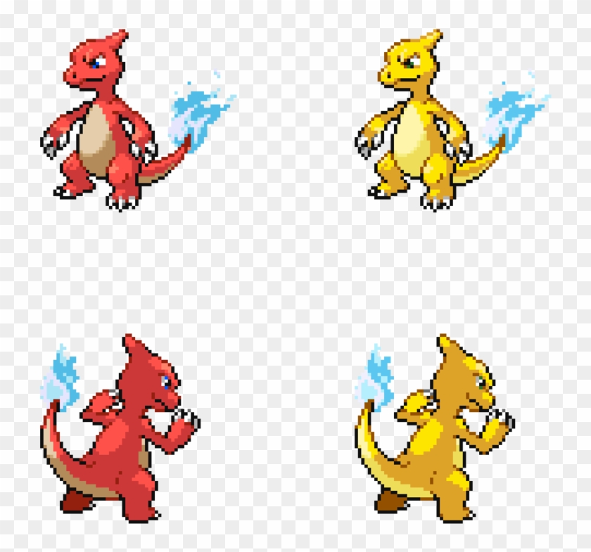 Charmeleon Excited By Xroser - Charmeleon Sprite #861649