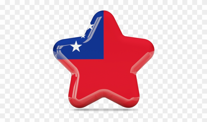Illustration Of Flag Of Samoa - South Sudan Flag Icon #861660