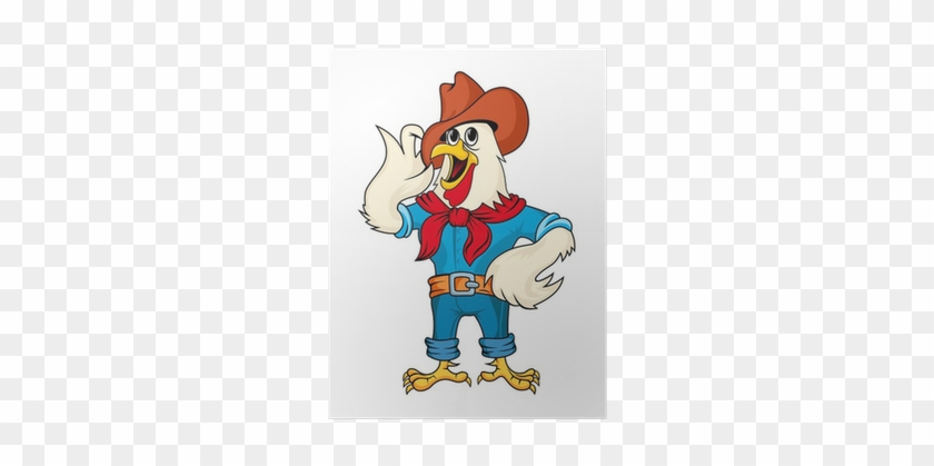 Gallo Granjero Animado #861663