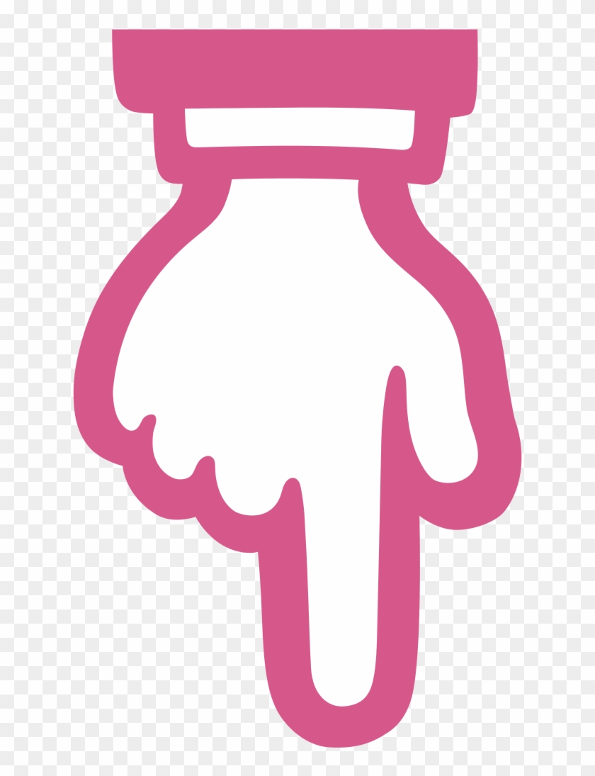 Finger - Finger Pointing Down Emoji #861679