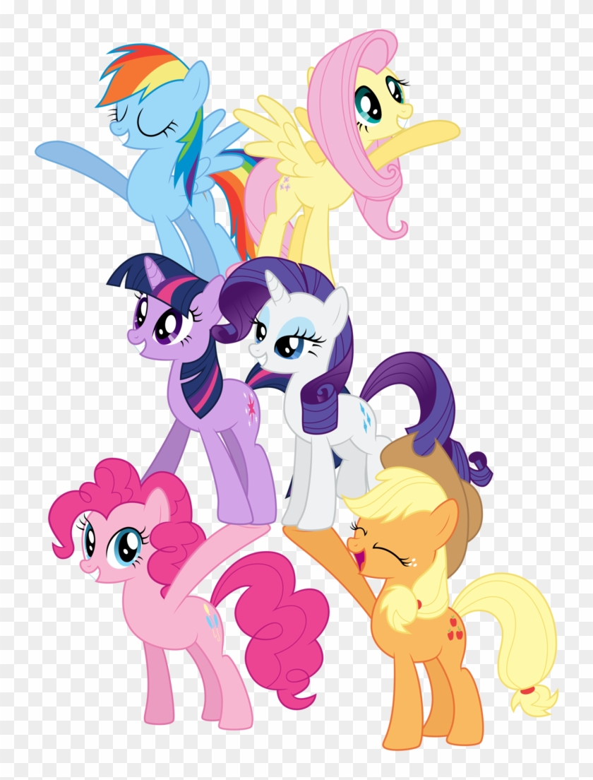 Vector Mane 6 Welcome Tower By Ready2f - Twilight Sparkle #861691