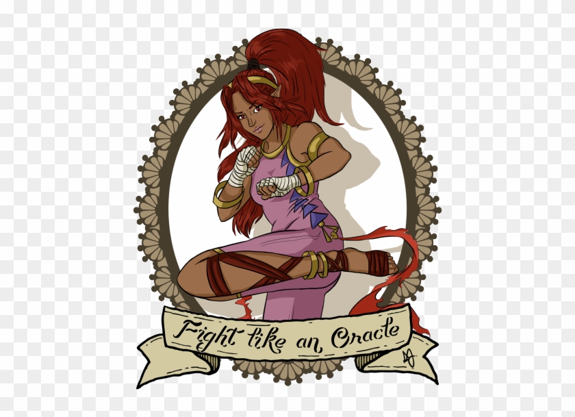 The First In A Series Of “fight Like A Girl”-themed - Cartoon #861742