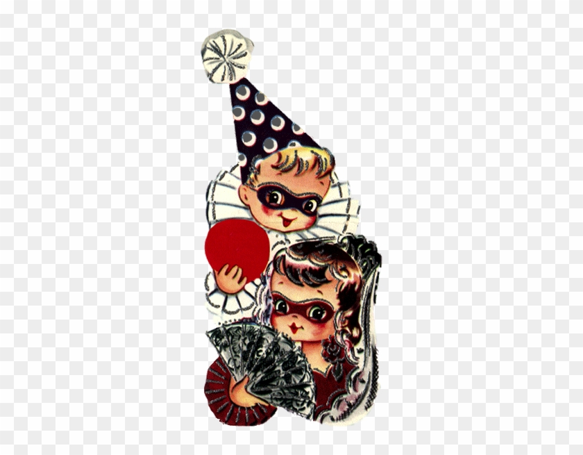 Masquerade Clipart Vintage - Cartoon #861756
