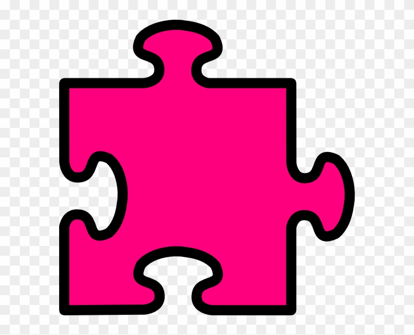 Jigsaw Pink Clip Art - Puzzle Pieces Clip Art #156312