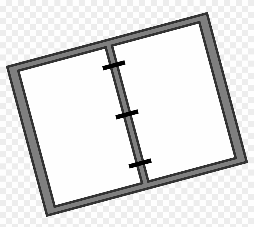 How To Set Use Office Diary Line Drawing Svg Vector - Ring Binder #157236