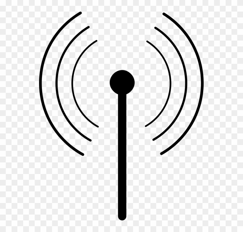 Wireless Internet Router Access Tower Wave - Wifi Symbol #157579