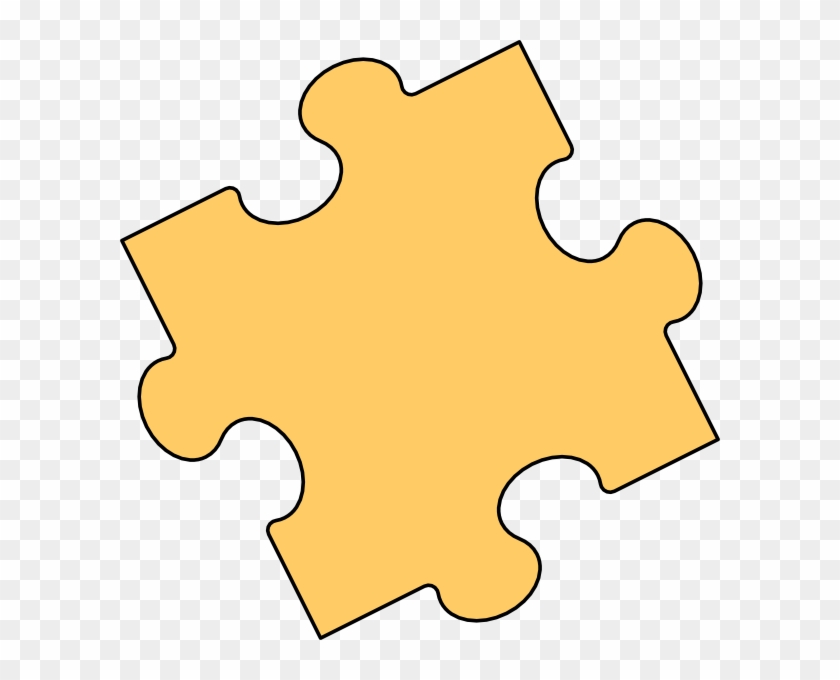 Yellow Jigsaw Clip Art - Want #157626