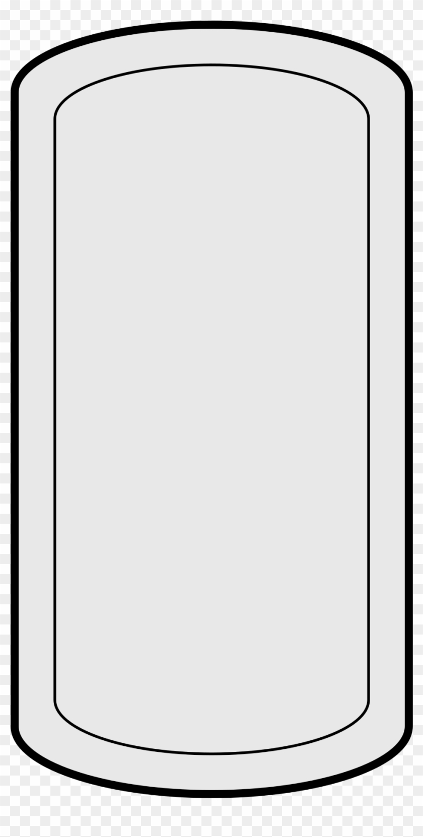 Open - Roman Shield Outline #159253