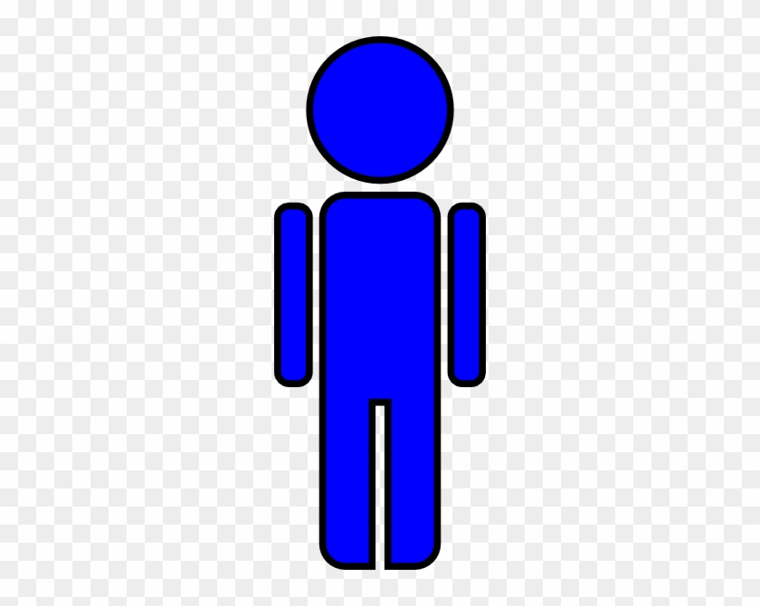 Man Figure Blue #159412