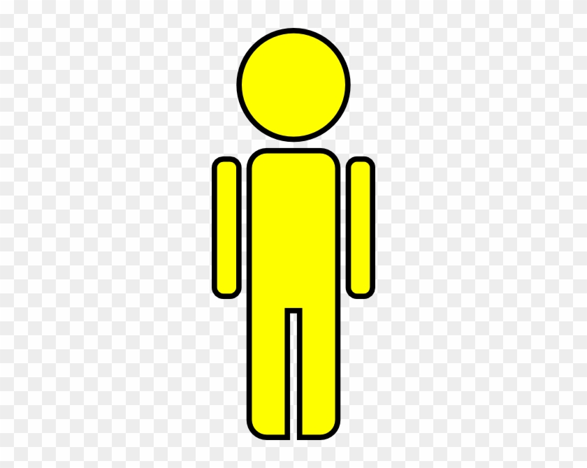 Yellow Stick Man Png #159448