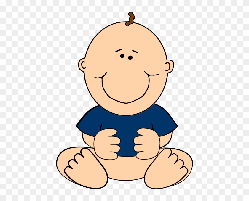 Navy Baby Sitting Clip Art - Baby Boy Coloring Page #160281