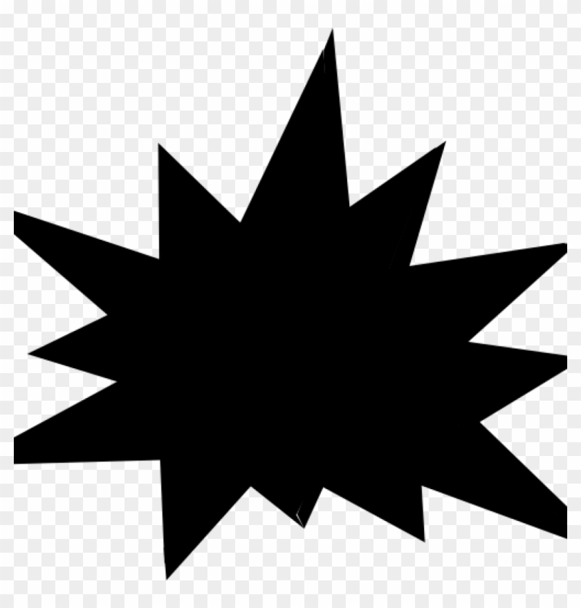 Starburst Clipart Free Starburst Clip Art At Clker - Vector Starburst Black And White #160636