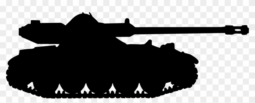 Military Clip Art Graphics Army Clipart Scrapbook Silhouette - Army Tank Silhouette #161402