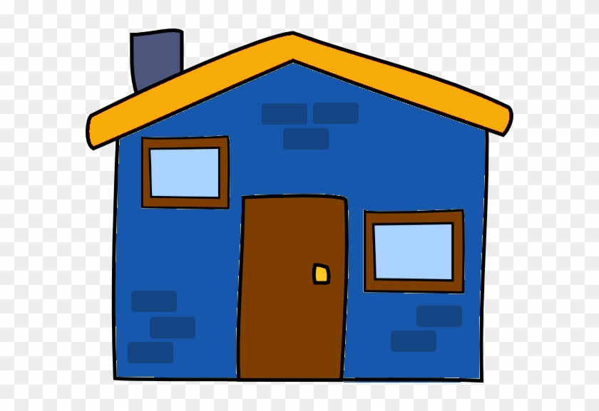 Now Look Back Up The Screen To The House Between The - Basic House Cartoon #161570