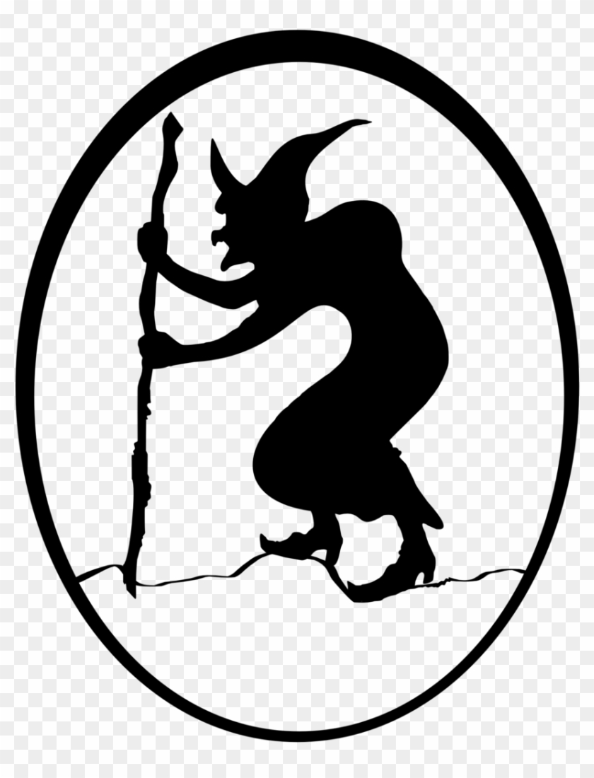Clipart - Halloween - Siluetas De Brujas Para Imprimir #162017