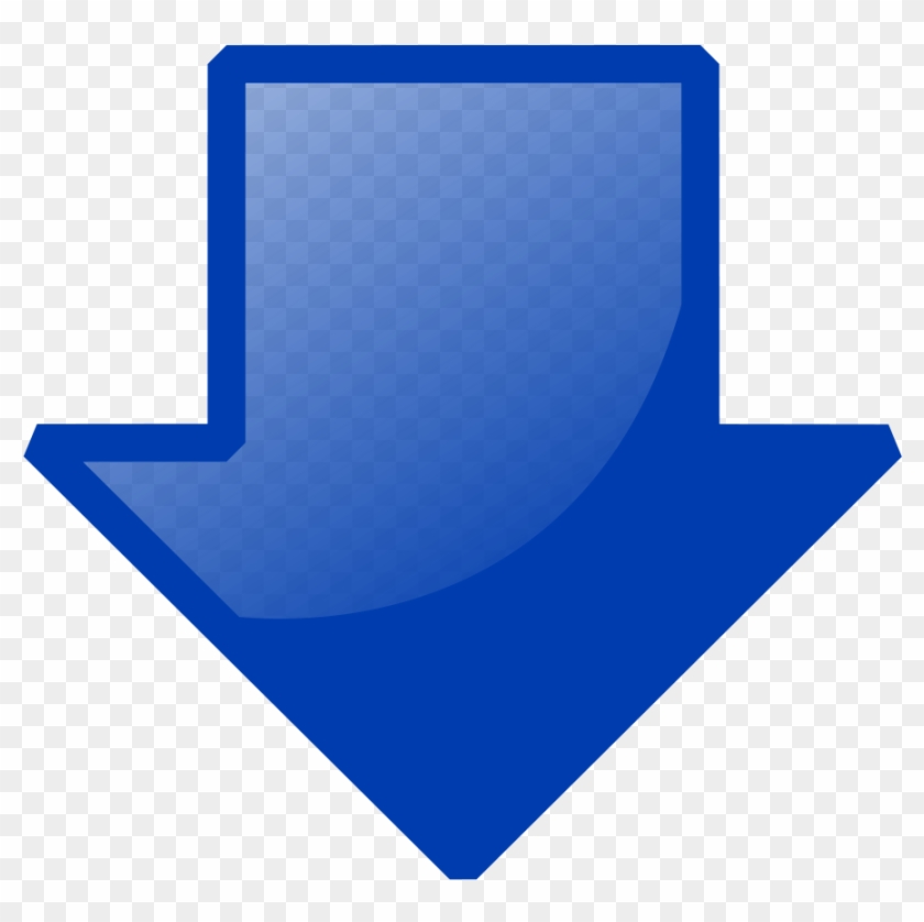 Blue Down Arrow Clip Art At Clker Com Vector Clip Art - Blue Down Arrow Png #163716