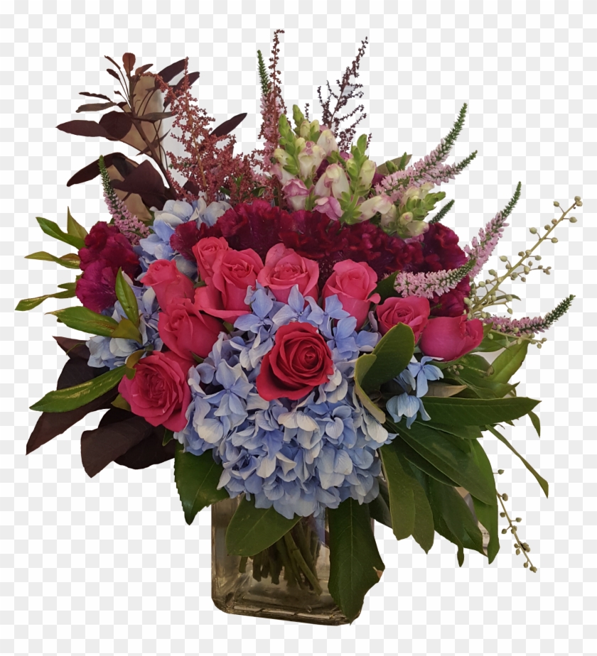 Zenith Cluster Vibrant Styling With Glass Vase - Glass #861996