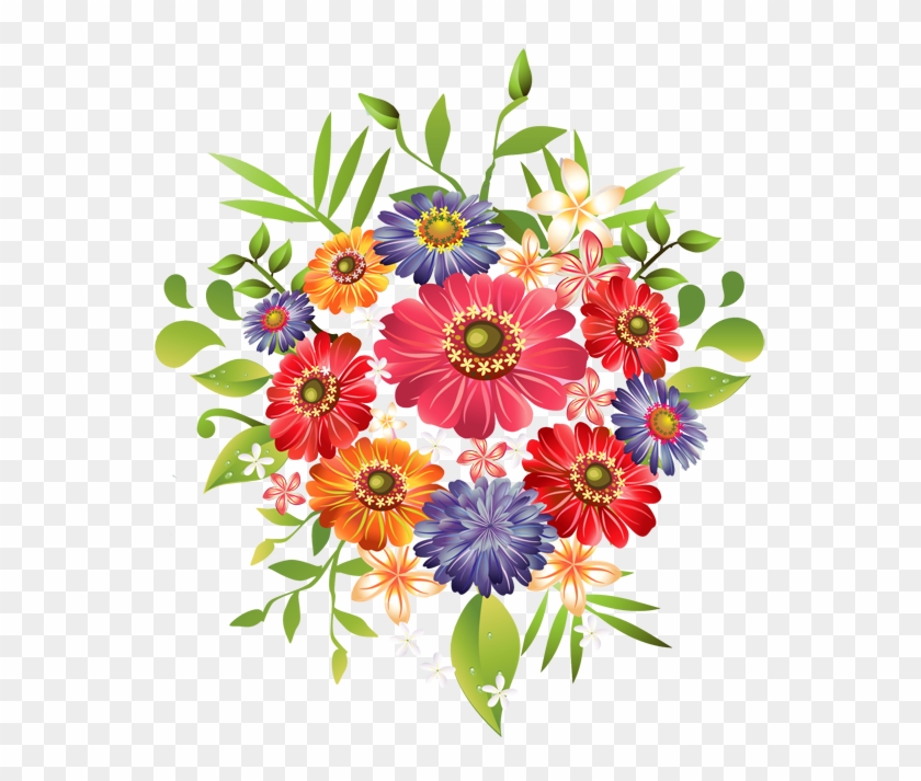 28 Collection Of Flower Bouquet Clipart Transparent - Flower Bouquet Clip Art #862325