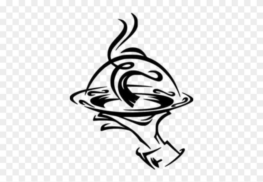 Catering Restaurant Waiter Logo Clip Art - Restaurant Icon #862814