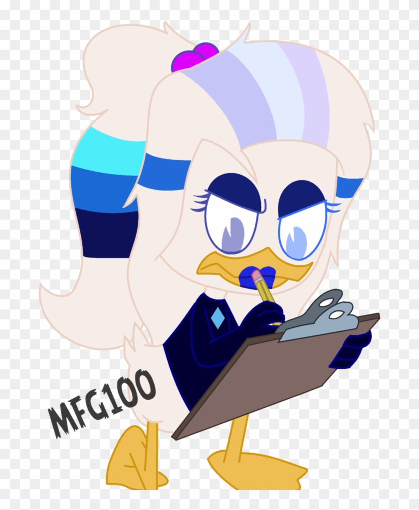 Ducktale Oc Blue Rose By Mixelfangirl100 - Cartoon #863898