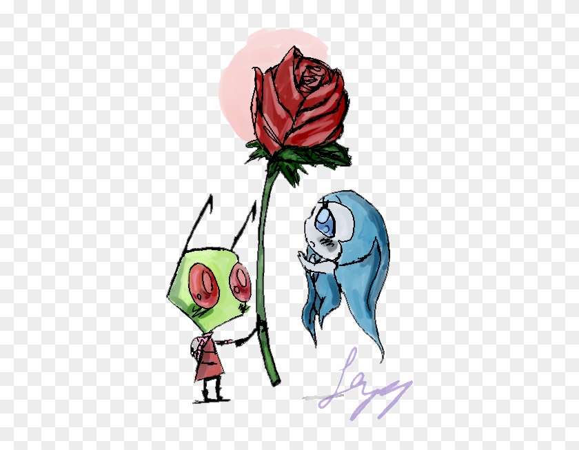 Zim And Min By Leyzy - Cartoon #863934