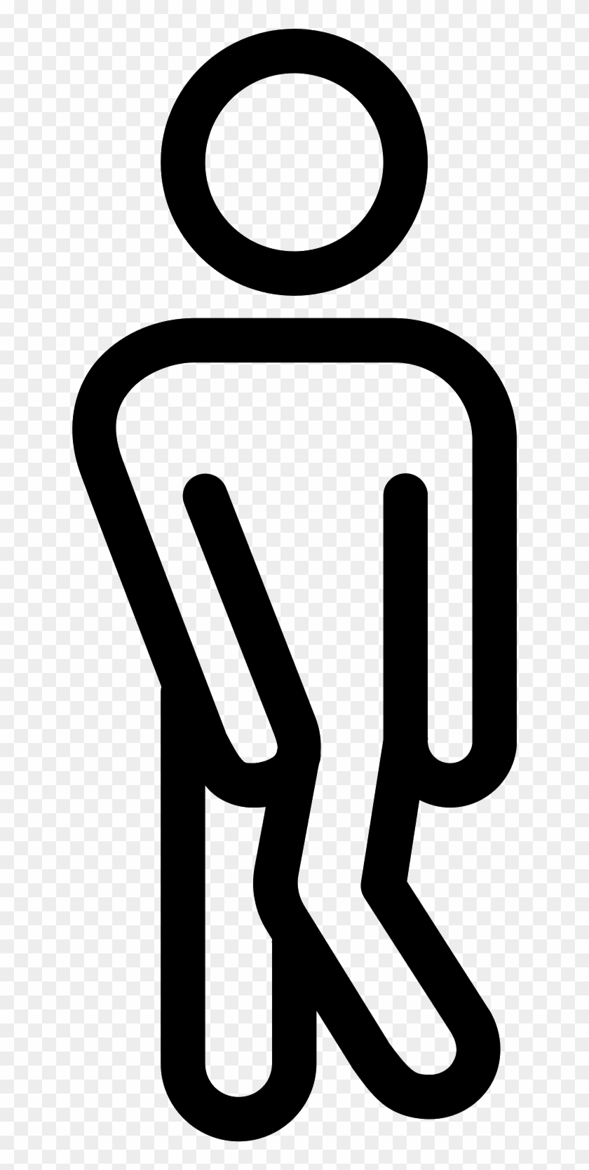 There Is A Circle As A Mans Head - Pee Icon #864084