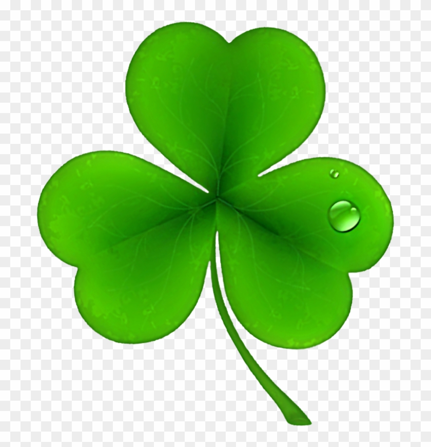 Unique Design 4 Leaf Clover C Lip Art Announcing Images - St Patricks Day Clover Png #864451