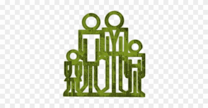 Family Of Four Icon Clipart - Family Green Icon #864587