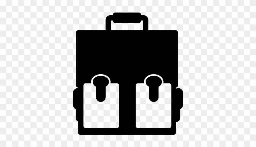 Hand Carry School Bag Vector - Logo School Bag Logo #864904