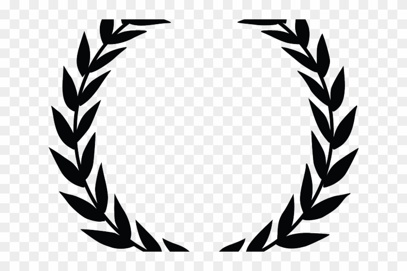 Laurel Wreath Cliparts - Round Laurel Wreath Vector #865484