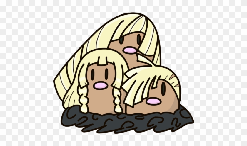Black Hole Clipart Pokemon - Alolan Dugtrio #865570