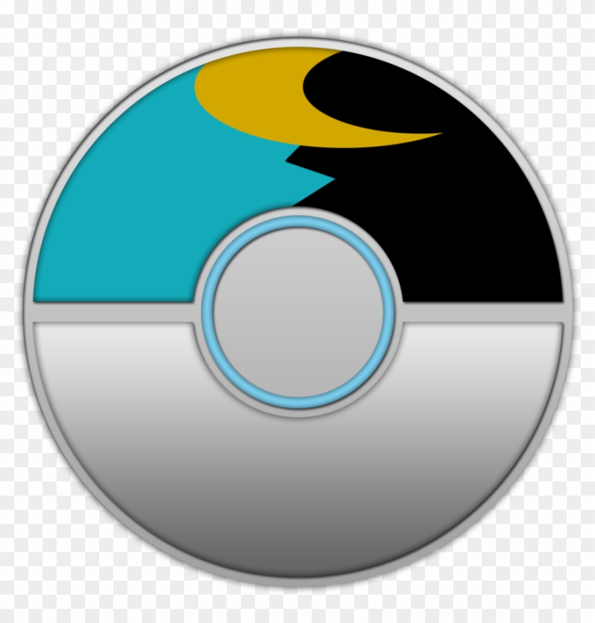 Moon Ball By Dswaj - Pokeball Moon Ball Png #865898