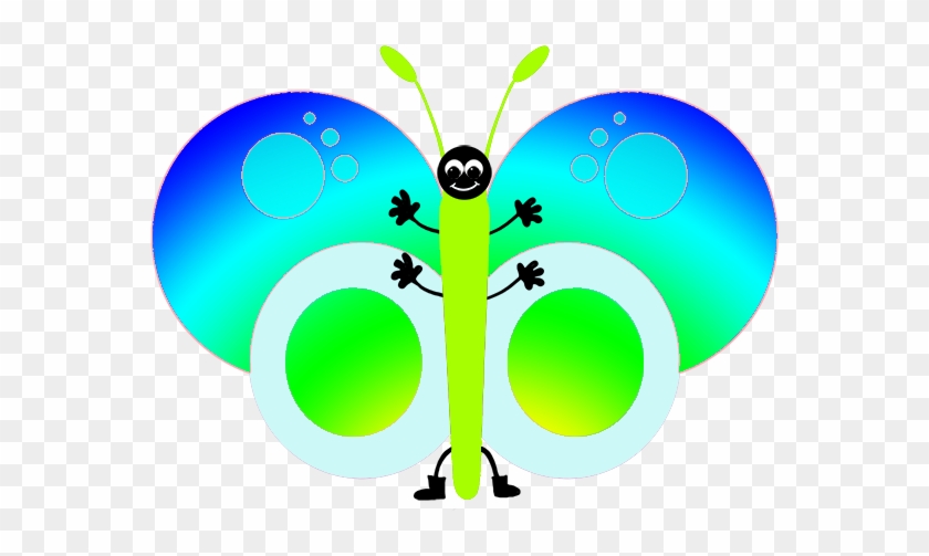 Cute Pink Cartoon Butterfly, Sweet Butterfly Image - Sweet Butterfly #866357
