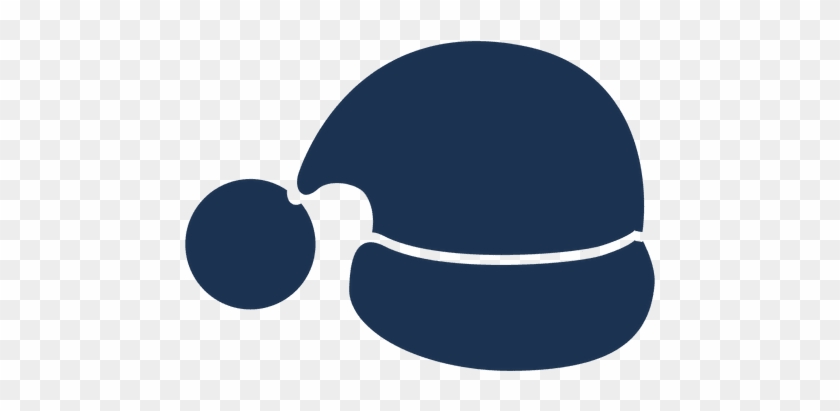 Santa Hat Silhouette Icon - Transparency #866772
