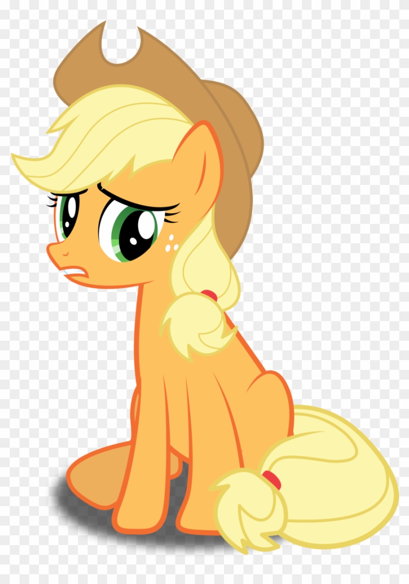 Sad Applejack By Rubez2525 Sad Applejack By Rubez2525 - My Little Pony Applejack Sad #867092